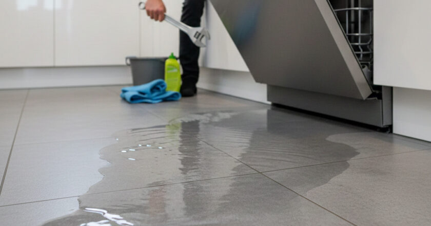 Hilfe, der Geschirrspüler läuft aus: Ursachen, Lösungen und Prävention