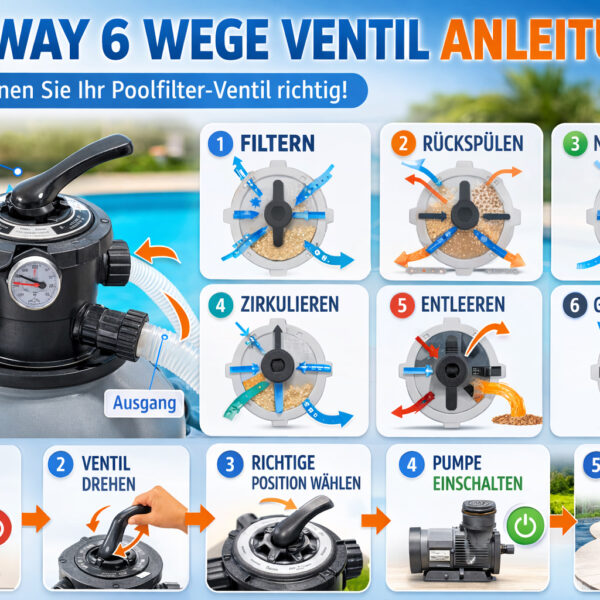 Bestway 6 Wege Ventil Anleitung – Die komplette Schritt-für-Schritt Erklärung