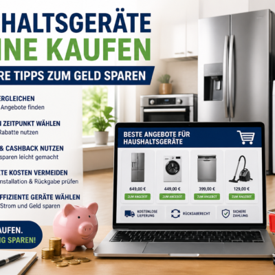 Haushaltsgeräte online kaufen: Clevere Tipps, um Geld zu sparen