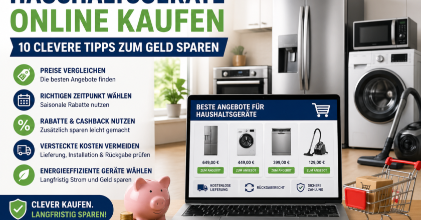Haushaltsgeräte online kaufen: Clevere Tipps, um Geld zu sparen