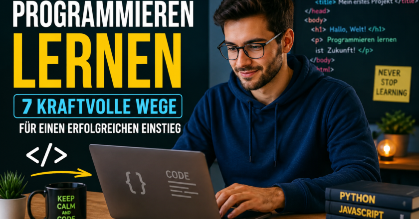 Programmieren lernen: 7 kraftvolle Wege für einen erfolgreichen Einstieg