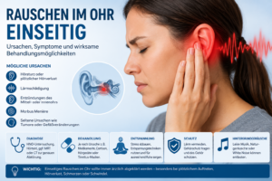 Rauschen im Ohr einseitig