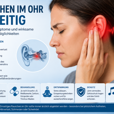 Rauschen im Ohr einseitig – Ursachen, Symptome und wirksame Behandlungsmöglichkeiten