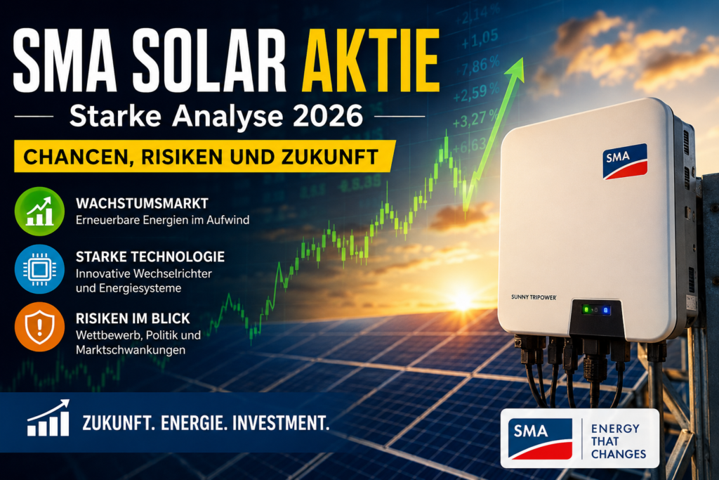 SMA Solar Aktie: Die starke Analyse 2026 – Chancen, Risiken und Zukunft der Solarbranche sma solar aktie